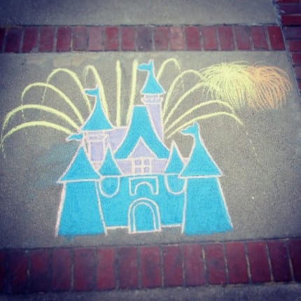 I love the simplicity of this piece by eelaineee showing that less is sometimes more when depicting a Disney Parks icon
