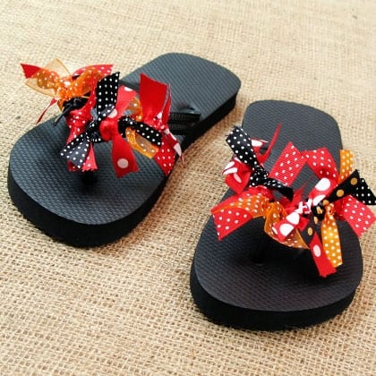 Flip flops hot sale minnie mouse