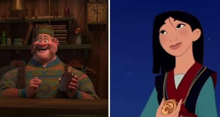 six degrees of disney frozen and mulan