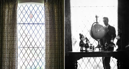 Walt was inspired by the Tudor and French Normandy styles.
