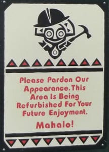 construction sign