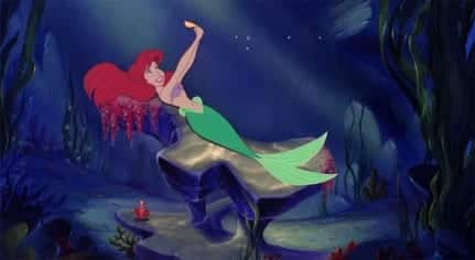 Ariel in the little mermaid