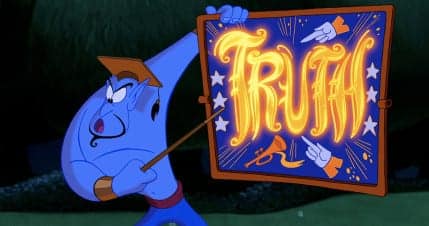 Three disney movie truths and a lie genie
