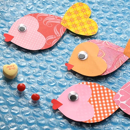 Fish valentine craft sales