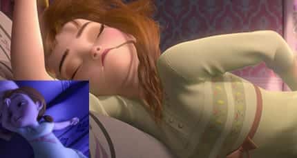 AnnaandherNightgown | The Main Street Mouse Anna and her nightgown