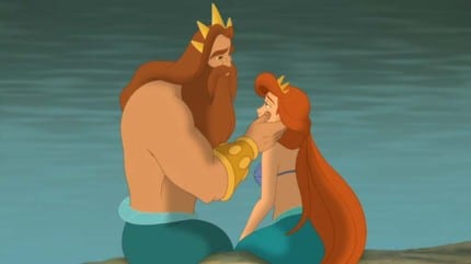 King-Triton-and-Athena-The-Little-Mermaid-Ariels-Beginning1