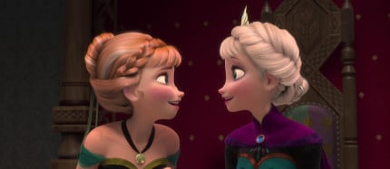 Anna Elsa and Chocolate Frozen