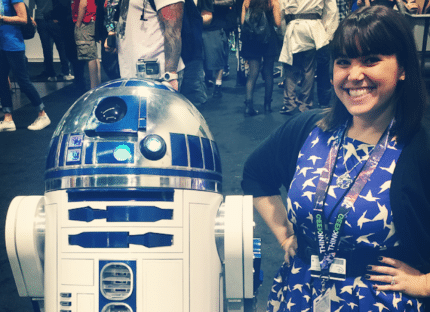 R2 d2 at star wars celebration