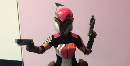 Sabine cosplayer at star wars celebration