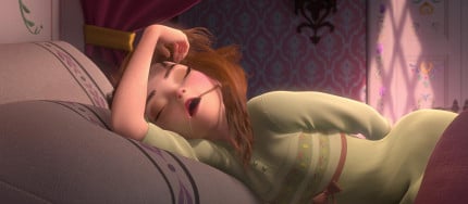 Anna morning hair frozen
