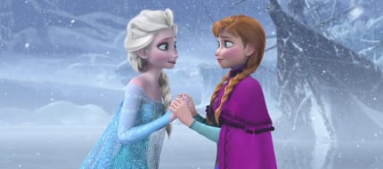 Anna and elsa love frozen