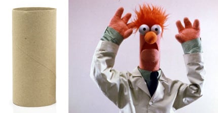 Beaker-toilet-paper-roll