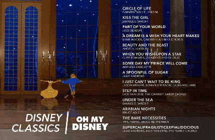 Free Free 224 Disney Songs Playlist SVG PNG EPS DXF File