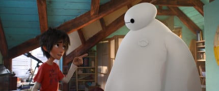 "BIG HERO 6" — Pictured (L-R): Hiro & Baymax. "Big Hero 6" is in theaters Nov. 7, 2014. ©2014 Disney. All Rights Reserved.