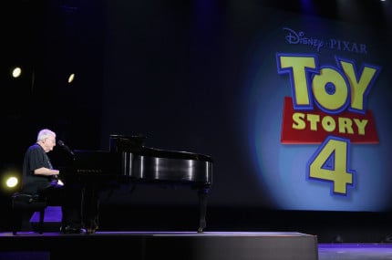 ANAHEIM, CA - AUGUST 14: Composer Randy Newman of TOY STORY 1, 2 and 3 took part today in "Pixar and Walt Disney Animation Studios: The Upcoming Films" presentation at Disney's D23 EXPO 2015 in Anaheim, Calif. (Photo by Jesse Grant/Getty Images for Disney) *** Local Caption *** Randy Newman