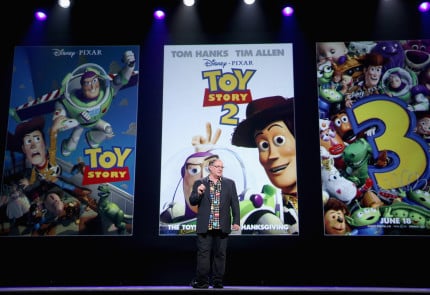 ANAHEIM, CA - AUGUST 14: Director John Lasseter of TOY STORY 4 took part today in "Pixar and Walt Disney Animation Studios: The Upcoming Films" presentation at Disney's D23 EXPO 2015 in Anaheim, Calif. (Photo by Jesse Grant/Getty Images for Disney) *** Local Caption *** John Lasseter