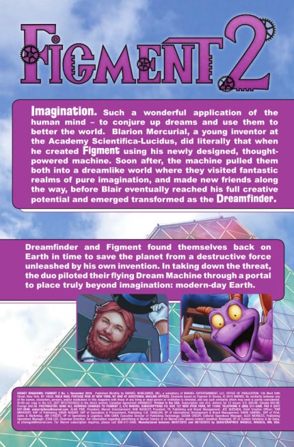 Figment 2 page 1 | The Main Street Mouse