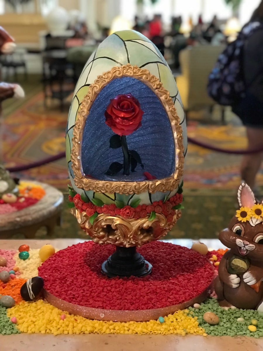 Chocolate Easter Egg Display at The Grand Floridian, Walt Disney World