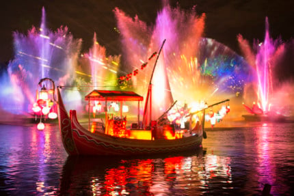 "Rivers of Light,"the majestic nighttime jewel, coming to Disney's Animal Kingdom creates an illuminating musical experience for guests. Currently in development with a premiere date to be announced soon, "Rivers of Light" will celebrate the magic of animals, humans and the natural world with a blend of performers, floating lanterns and theatrical animal imagery. (David Roark, photographer)