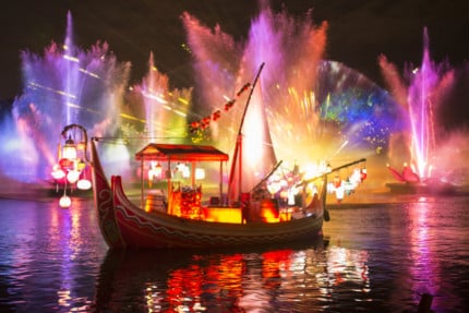 "Rivers of Light,"the majestic nighttime jewel, coming to Disney's Animal Kingdom creates an illuminating musical experience for guests. Currently in development with a premiere date to be announced soon, "Rivers of Light" will celebrate the magic of animals, humans and the natural world with a blend of performers, floating lanterns and theatrical animal imagery. (David Roark, photographer)