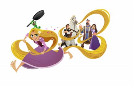 TANGLED: BEFORE EVER AFTER - "Tangled: Before Ever After" is set between the events of the feature film and the start of the 2012 short film, "Tangled Ever After." Premiering in 2017 on Disney Channels around the world, the series unfolds as Rapunzel acquaints herself with her parents, her kingdom and the people of Corona. (Disney Channel)