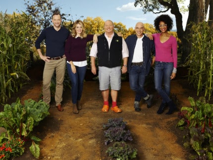 THE CHEW - ABC's "The Chew" features entertaining expert Clinton Kelly, health and wellness enthusiast Daphne Oz, celebrity chefs Mario Batali, Michael Symon and Carla Hall. (ABC/Craig Sjodin)