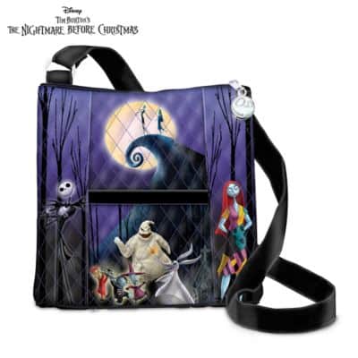 Nightmare Before Christmas Quilted Handbag from the Bradford Exchange