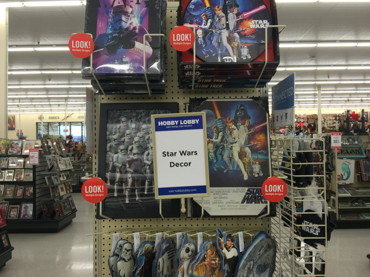 hobby lobby star wars