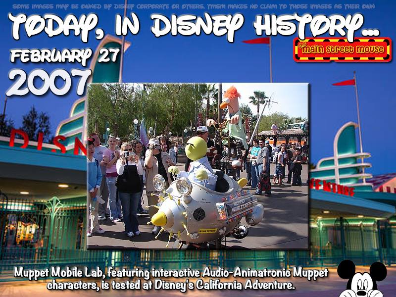 Today In Disney History February 27th