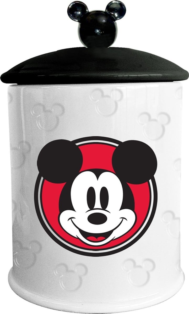 Walt Disney Mickey Mouse cookie Time Cookie Jar Shaped Like Alarm