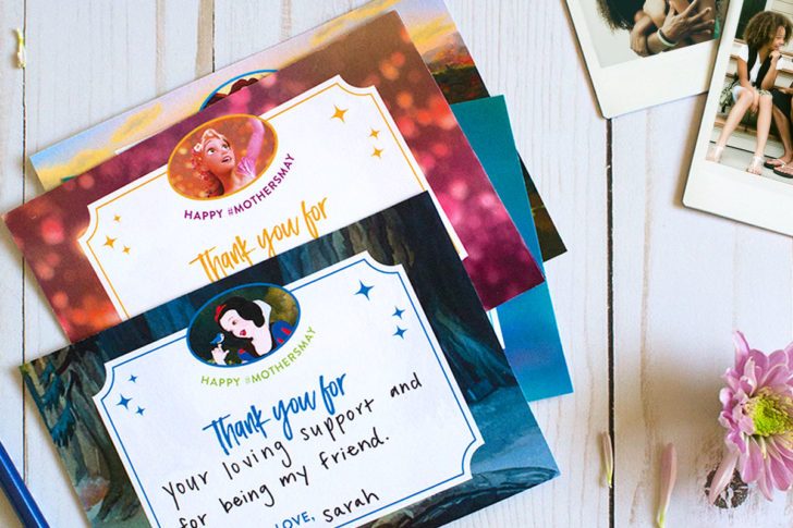 Disney Princess Mother’s Day Cards You Can Print Right Now