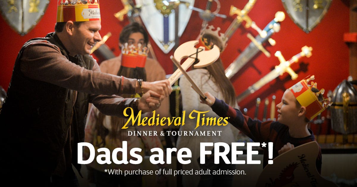 Dad Reigns for Free at Medieval Times OFFTMSM