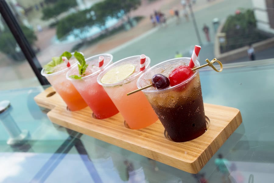 Coca Cola Flight from Coca-Cola Store Rooftop Beverage Bar