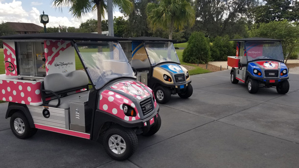 New Disney Themed Refreshment Carts Serving Up Magic at Walt Disney World Resort Golf Courses