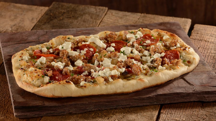 Sausage Pepperoni Flatbread from Roaring Fork
