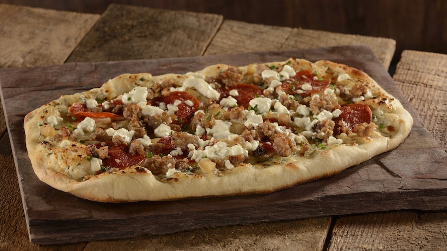 Sausage Pepperoni Flatbread from Roaring Fork