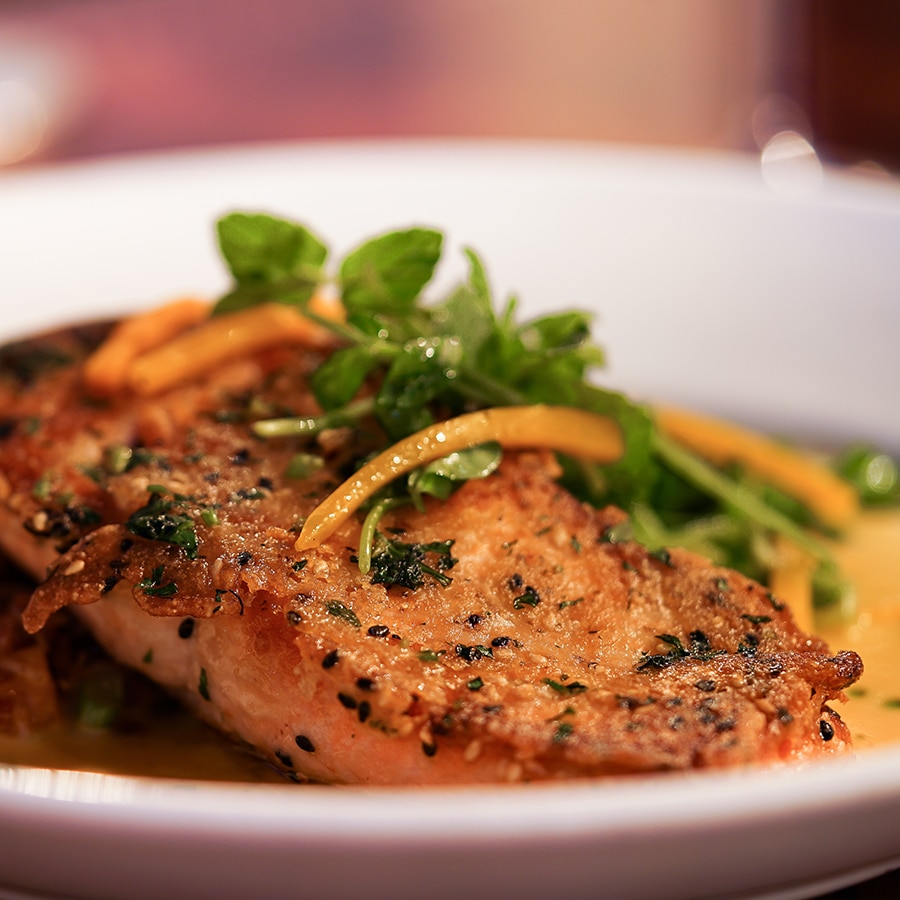 Miso glazed Salmon at Grand Floridian Cafe