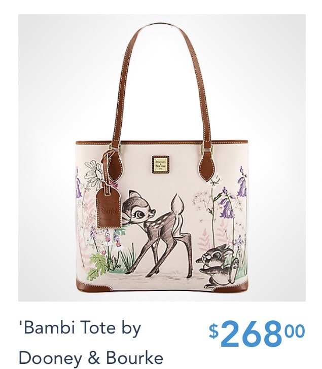 Disney bambi hotsell dooney and bourke