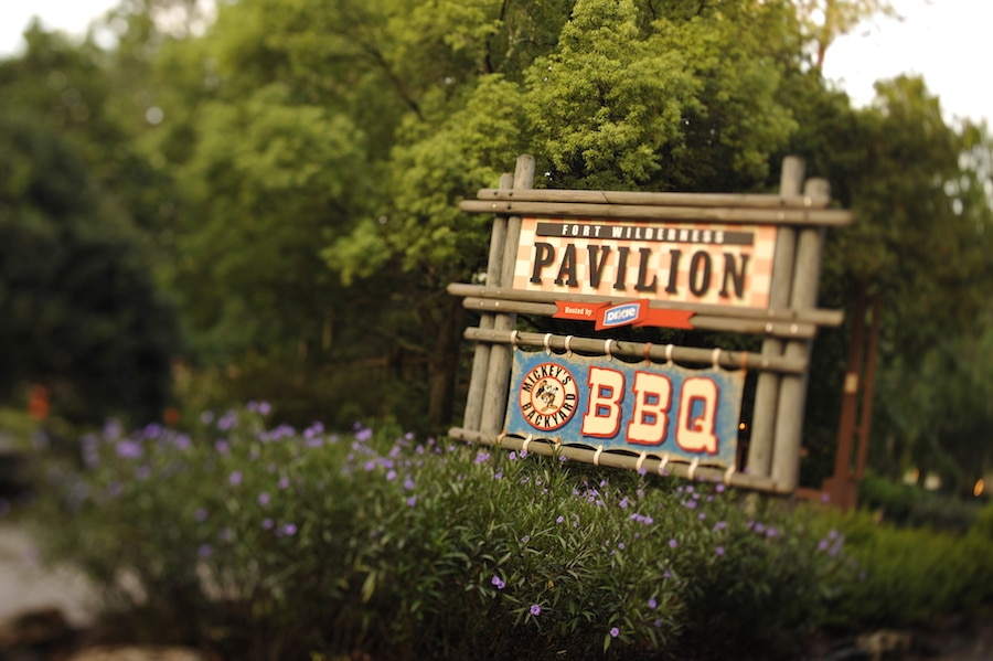 Fort Wilderness Pavilion Sign