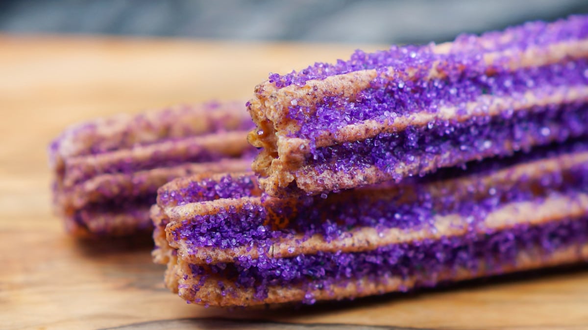 Goofy’s Churro Cart – Purple Churro’s at Disney California Adventure