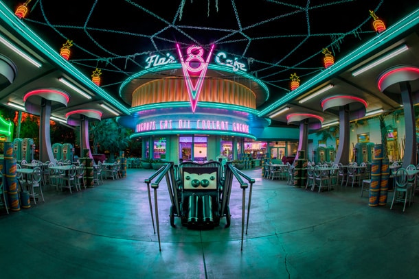 Haul O Ween In Cars Land Flo's V8 Cafe