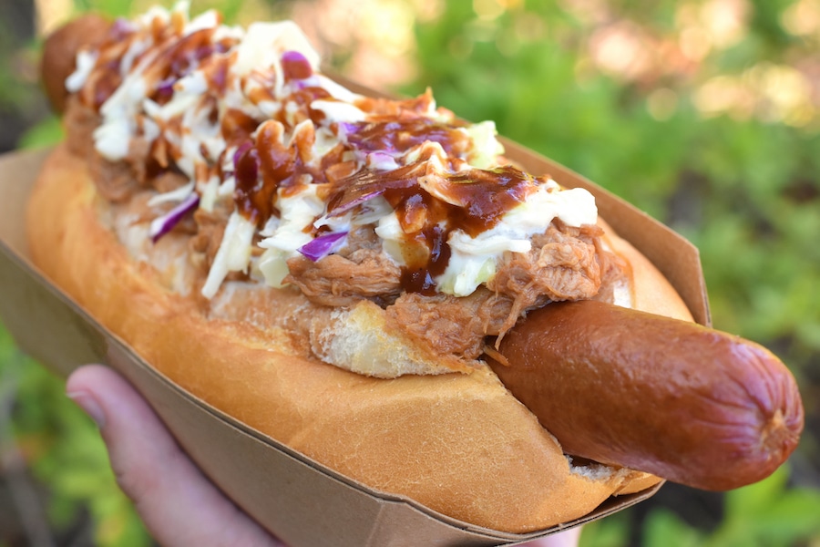 Pulled Pork Cole Slaw Dog at Casey’s Corner in Magic Kingdom Park