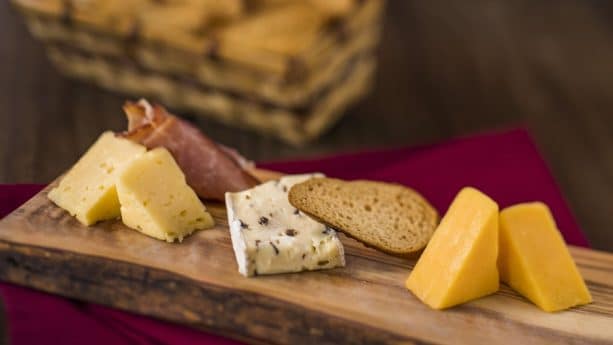 German Artisan Cheese Plate from Bavaria Holiday Kitchen at Epcot International Festival of the Holidays