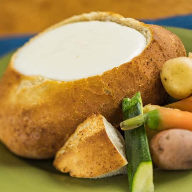 Cheese Fondue from Bavaria Holiday Kitchen at Epcot International Festival of the Holidays