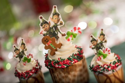 Prep and Landing Gingerbread Cupcakes at Disney’s Hollywood Studios