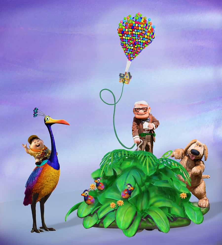 New 'UP' Story Element Coming to Pixar Play Parade at Disneyland Park