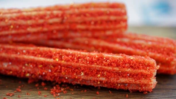 Red Churro in Cars Land at Disney California Adventure Park