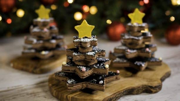 Chocolate Holiday Trees at The Ganachery at Disney Springs