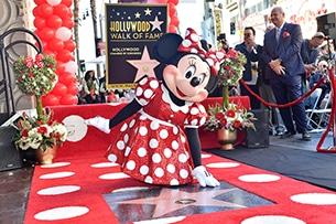 Minnie Mouse Receives A Star On The Hollywood Walk of Fame