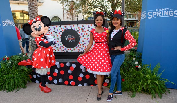 Guests Rock The Dots at Disney Springs